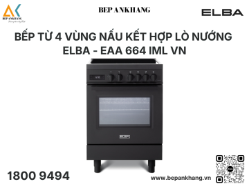 Bếp Từ Đa Điểm Kết Hợp Lò Nướng ELBA EAA 664 IML VN - Nhập Khẩu Ý 